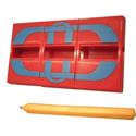 Immagine di Stylo zig zag Voici une version miniature de la femme coupée en morceau où la femme sera remplacée par un stylo. D... »  