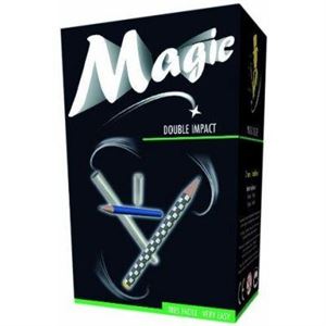 Immagine di Boite Double impact (OID Magic) Un crayon surnaturel va être inséré dans un tube en métal par le magicien. Les spectateurs qui vont ... »  