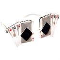 Immagine di Lunette cartes transparentes Vous aimez les cartes et voulez en voir partout  Voici des lunettes avec une monture transparentes ... » 