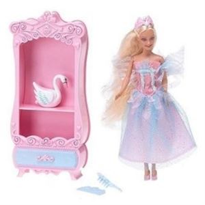 Изображение Barbie - MATTEL - Fées et princesses - Mini princesse Lac des Cygnes Barbie  Poupée  3 ans 