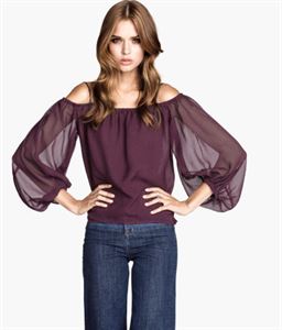 Изображение H&M Blouse bohémienne 