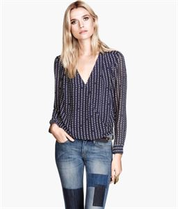 Image de H&M Blouse cache-coeur 