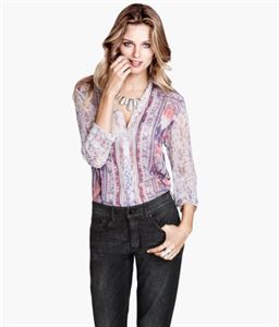 Image de H&M Blouse en mousseline 