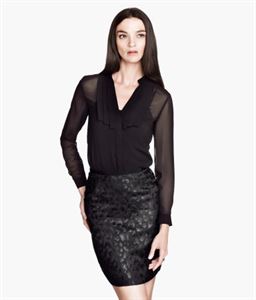 Image de H&M Blouse en mousseline 