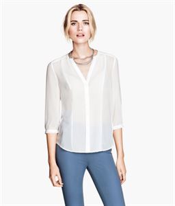 Immagine di H&M Blouse en mousseline