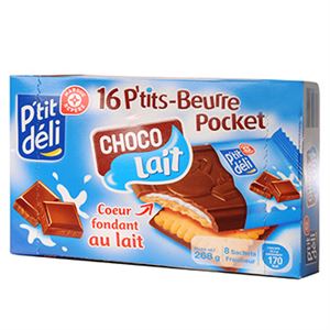 Image de Biscuit P'tit Beurres chocolait P'tit Déli 268g