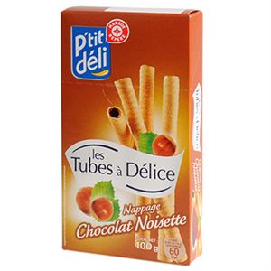 Image de Biscuit P'tit Déli Sarbacannes Chocolat noisette 100g