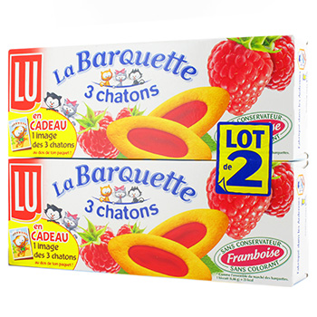 Biscuits barquette à l'abricot Lulu LU x2 - 120g - Cdiscount Au quotidien