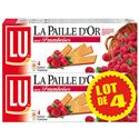 Image de Graufrettes Paille d'Or Lu Framboise 4x170g