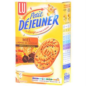 Immagine di Biscuits petit déjeuner Lu Miel pépites chocolat 435g