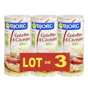 Immagine di Galettes Bjorg 4 céréales bio 3x130g