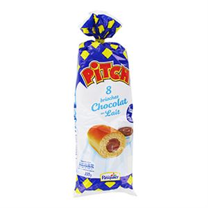 Image de Brioche Pitch Chocolat au lait x8 310g