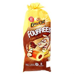 Image de Brioche fourrée Epi d'Or Chocolat x8 310g