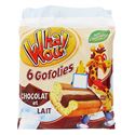 Image de Gofolies Whaou Fourrée lait chocolat x6 192g