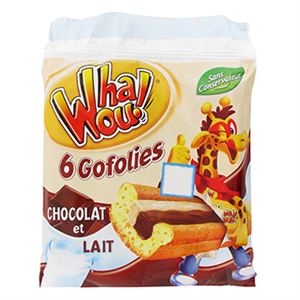 Immagine di Gofolies Whaou Fourrée lait chocolat x6 192g