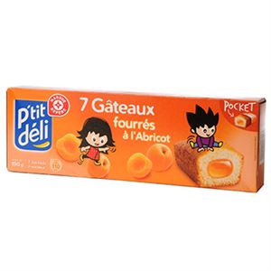 Immagine di Gâteaux fourrés P'tit Déli Abricot x7 196g