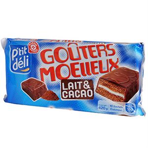 Immagine di Gâteaux P'tit Déli Goûter Moelleux cacao x10