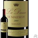 Picture of La Dame de Malescot Margaux Rouge 2009  Margaux