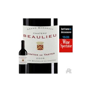 Image de Château Beaulieu Comtes de Tastes Bordeaux Supérieur Rouge 2006  Bordeaux 