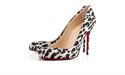 Picture of Louboutin Fifi Tissu Leopardino 100 mm