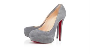 Immagine di Louboutin Bianca Veau Velours 140 mm