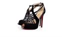 Image de Louboutin Carlota Veau Velours 120 mm