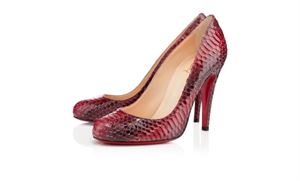 Immagine di Louboutin Ron Ron Watersnake 100 mm