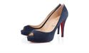 Image de Louboutin Very Prive Veau Velours 100 mm