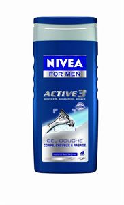 Изображение Gel douche Active 3 en 1 Niveau For Men - 250 ml