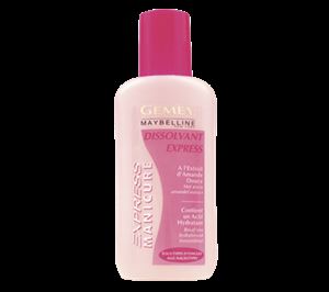 Image de Gemey Maybelline Dissolvant express tous types d'ongles - Express Manucure 125ml